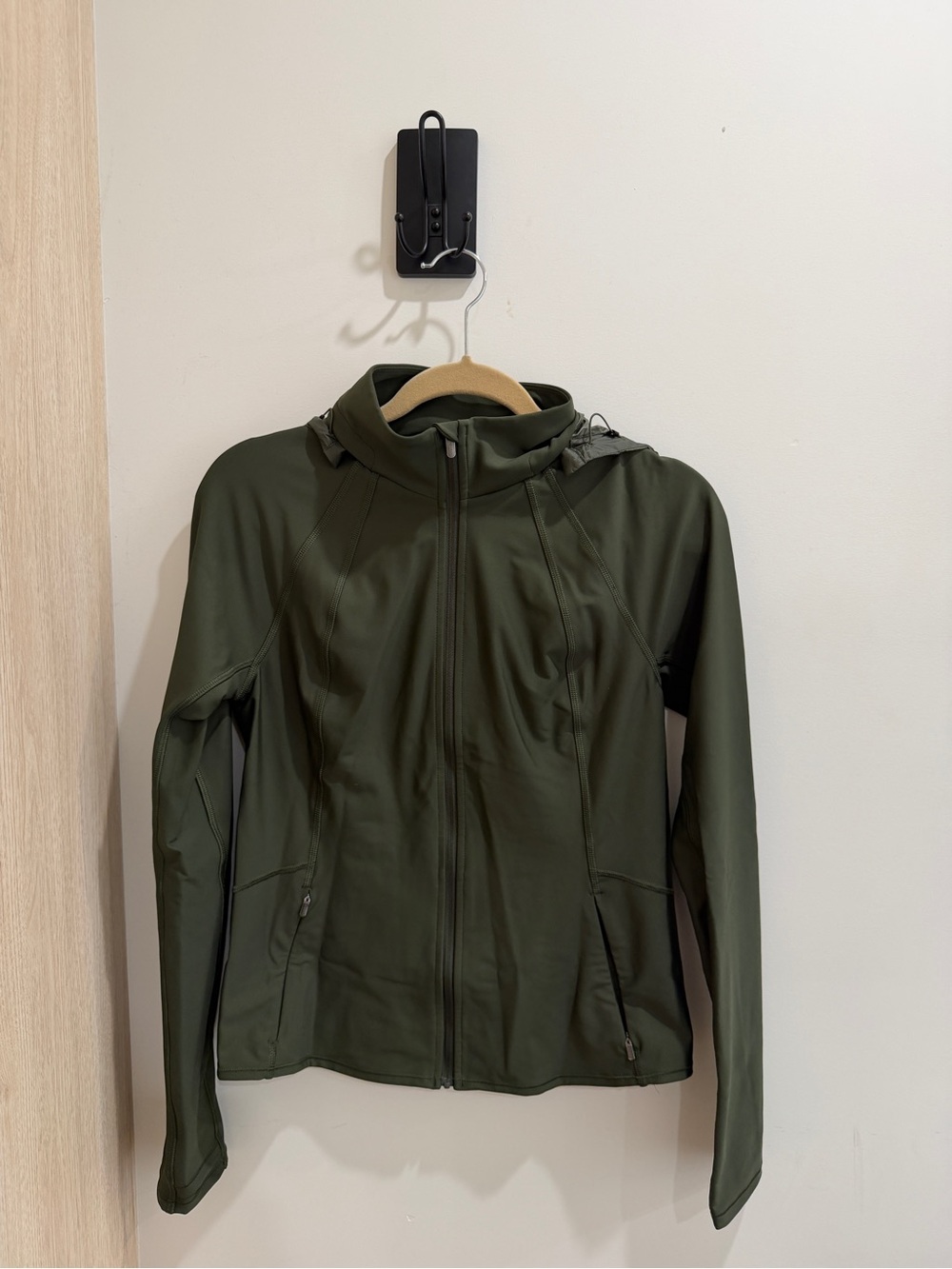 Athleta Olive Green Full-Zip Active Jacket